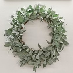 34IN DUST LEAF WREATH