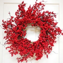 24" BERRY WREATH