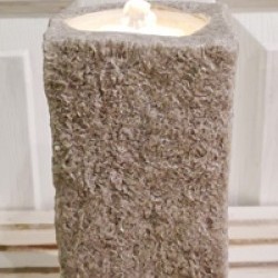 4X8 ROCK FOUNTAIN CANDLE