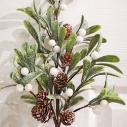 14IN BERRY LEAF SPRAY