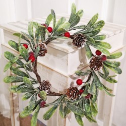 4.5IN BERRY LEAF RING