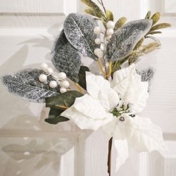 15IN POINSETTIA SPRAY